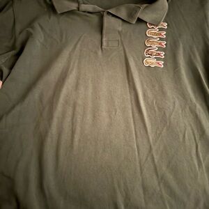 Lacoste Olive Green Polo Shirt